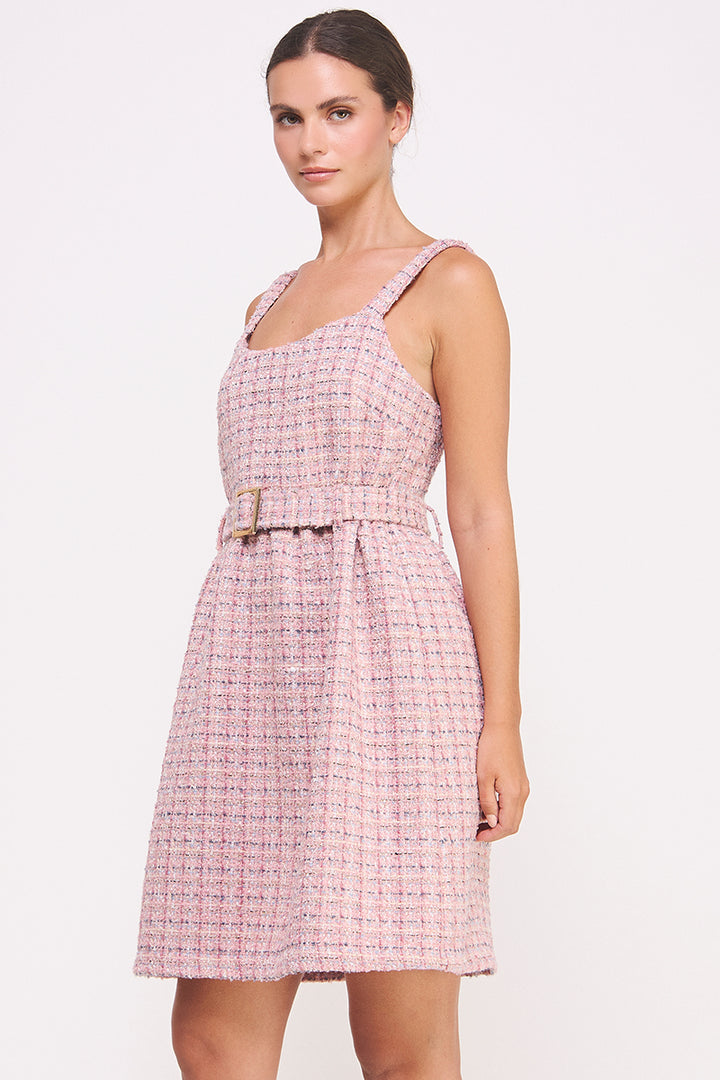 Tweed Mini Dress I ABED7537 I SHIP 09/18/24