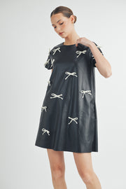 Contrast Bow Mino Dress I ABED7544 I SHIP 09/04/24