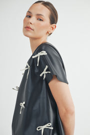 Contrast Bow Mino Dress I ABED7544 I SHIP 09/04/24