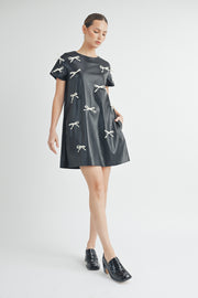 Contrast Bow Mino Dress I ABED7544 I SHIP 09/04/24