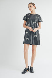 Contrast Bow Mino Dress I ABED7544 I SHIP 09/04/24