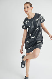 Contrast Bow Mino Dress I ABED7544 I SHIP 09/04/24