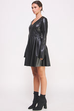 Load image into Gallery viewer, Faux Leather Minidress I ABED7545 I SHIP 10/03/24
