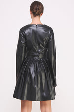 Load image into Gallery viewer, Faux Leather Minidress I ABED7545 I SHIP 10/03/24
