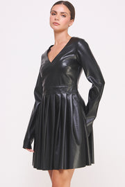 Faux Leather Minidress I ABED7545 I SHIP 10/03/24