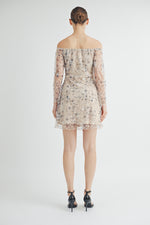 Load image into Gallery viewer, Semi-Sheer Lace Mini Dress I ABED7548 I SHIP 09/25/24
