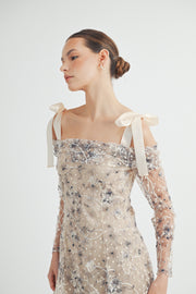 Cold-Shoulder Mini Dress I ABED7549 I SHIP 09/04/24