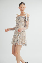 Cold-Shoulder Mini Dress I ABED7549 I SHIP 09/04/24