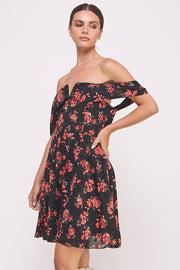 OFF-THE-SHOULDER MINI DRESS I ABED7564 I SHIP 09/04/24