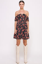 OFF-THE-SHOULDER MINI DRESS I ABED7564 I SHIP 09/04/24