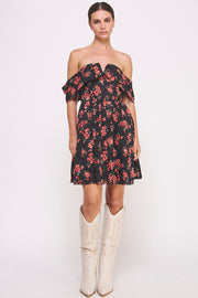 OFF-THE-SHOULDER MINI DRESS I ABED7564 I SHIP 09/04/24