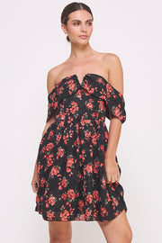 OFF-THE-SHOULDER MINI DRESS I ABED7564 I SHIP 09/04/24