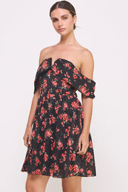 OFF-THE-SHOULDER MINI DRESS I ABED7564 I SHIP 09/04/24