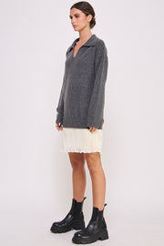 Pleated Mini Dress I ABED7570 I SHIP 09/18/24