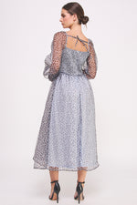 Load image into Gallery viewer, Animal Print Chiffon Midi Dress I ABED7577 I SHIP 09/11/24
