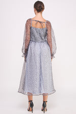 Load image into Gallery viewer, Animal Print Chiffon Midi Dress I ABED7577 I SHIP 09/11/24
