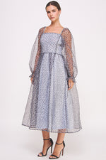 Load image into Gallery viewer, Animal Print Chiffon Midi Dress I ABED7577 I SHIP 09/11/24
