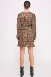 Cheetah-Print Mesh Dress I ABED7579 I SHIP 10/03/24