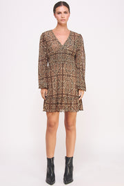 Cheetah-Print Mesh Dress I ABED7579 I SHIP 10/03/24