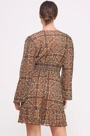 Cheetah-Print Mesh Dress I ABED7579 I SHIP 10/03/24