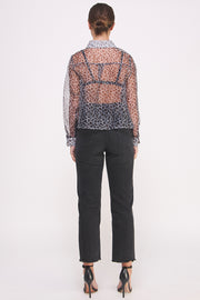 Sheer Button Down Shirts I ABED7582 I SHIP 09/11/24