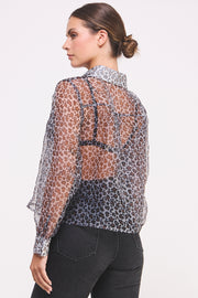 Sheer Button Down Shirts I ABED7582 I SHIP 09/11/24