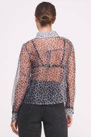 Sheer Button Down Shirts I ABED7582 I SHIP 09/11/24