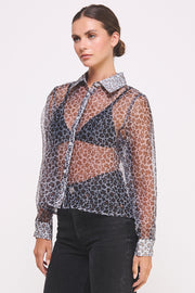 Sheer Button Down Shirts I ABED7582 I SHIP 09/11/24