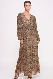 Cheetah-Print Mesh Dress I ABED7584 I SHIP 10/03/24