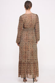 Cheetah-Print Mesh Dress I ABED7584 I SHIP 10/03/24