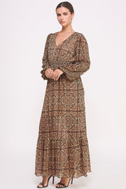 Cheetah-Print Mesh Dress I ABED7584 I SHIP 10/03/24