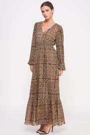 Cheetah-Print Mesh Dress I ABED7584 I SHIP 10/03/24