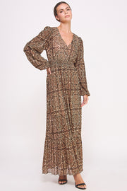 Cheetah-Print Mesh Dress I ABED7584 I SHIP 10/03/24