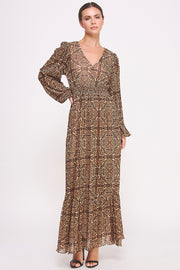 Cheetah-Print Mesh Dress I ABED7584 I SHIP 10/03/24