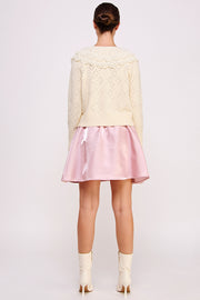 Organza Mini Skirt I ABEB7523 I SHIP 10/03/24
