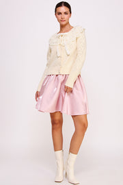 Organza Mini Skirt I ABEB7523 I SHIP 10/03/24