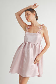 Bow Straps Baby Doll Mini Dress I ABED7599 I SHIP:TBD