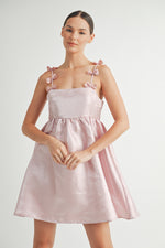 Load image into Gallery viewer, Bow Straps Baby Doll Mini Dress I ABED7599 I SHIP:TBD
