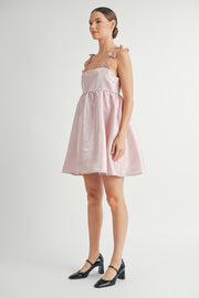 Bow Straps Baby Doll Mini Dress I ABED7599 I SHIP:TBD