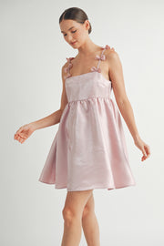 Bow Straps Baby Doll Mini Dress I ABED7599 I SHIP:TBD