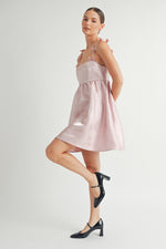 Load image into Gallery viewer, Bow Straps Baby Doll Mini Dress I ABED7599 I SHIP:TBD
