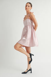 Bow Straps Baby Doll Mini Dress I ABED7599 I SHIP:TBD