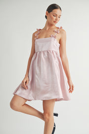 Bow Straps Baby Doll Mini Dress I ABED7599 I SHIP:TBD