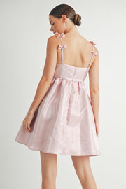 Bow Straps Baby Doll Mini Dress I ABED7599 I SHIP:TBD