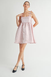 Bow Straps Baby Doll Mini Dress I ABED7599 I SHIP:TBD