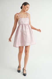 Bow Straps Baby Doll Mini Dress I ABED7599 I SHIP:TBD