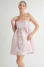Bow Straps Baby Doll Mini Dress I ABED7599 I SHIP:TBD