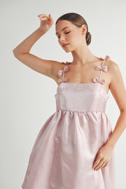 Bow Straps Baby Doll Mini Dress I ABED7599 I SHIP:TBD