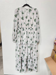 V-Neck Tiered Midi Dress I ABED7606 I SHIP 09/11/24