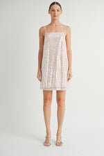 Load image into Gallery viewer, Sequin Camisole Mini Dress I ABED7613
